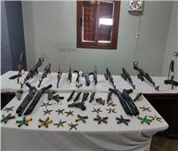 الأمن العام يضبط 24 عنصرًا إجراميًا و27 قطعة سلاح ناري بأسيوط