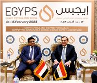 وزير البترول يلتقي نظيره اليمني لدعم التعاون بين البلدين