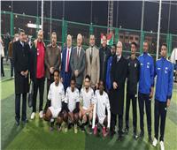  رئيس جامعة بنها يفتتح البطولة الدولية لخماسي كرة القدم للطلاب الوافدين