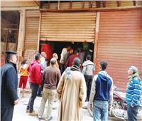 غلق وتشميع 5 محلات خلال حملة مرافق وإشغالات مكبرة بمدينة دشنا |صور