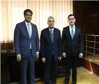 وزير الكهرباء يبحث مع نائب وزير الطاقة الأوزباكستاني تعزيز التعاون المشترك