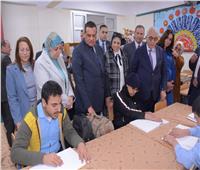 وزيرا «التنمية المحلية والتعليم» ونائب محافظ البحيرة يتفقدوا مدرسة النور للمكفوفين