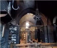 إيبراشية أطفيح: شمعة وراء حريق كنيسة السيدة العذراء ولا خسائر في الأرواح | صور