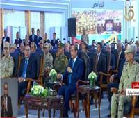 الرئيس السيسي: مؤسسات الدولة أصبحت موجودة بكثافة في سيناء