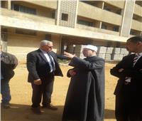 رئيس جامعة الأزهر يتفقد أعمال التجديد بالمدينة الجامعية بمدينة نصر