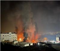 إصابات وإحراق منازل ومنشآت ومركبات في هجوم متواصل للمستوطنين على حوارة