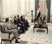 الرئيس العراقي يلتقي رئيس البرلمان العربي