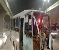 إصابة 17 شخصًا فى حادث تصادم «ميني باص» بأكتوبر