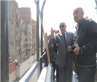 محافظ الجيزة يتابع أعمال الإنشاء والتطوير الجارية بمواقف شارع السودان| صور