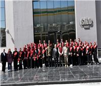 50 طالب من جامعة المنوفية يقومون بجولة داخل «سايلو فودز» مصر 