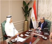 وزير الكهرباء يستقبل نائب سفير الإمارات لبحث سبل التعاون والاستثمار