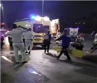 إصابة 16 شخصا في حادث تصادم «تريلا» بمدينة أكتوبر