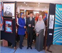 فرع القومى للمرأة يُنظم الملتقى الأول للفن التشكيلى بمكتبة مصر العامة 