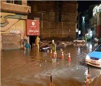 محافظة دمياط تعلن حالة الطوارئ نتيجة سقوط الأمطار