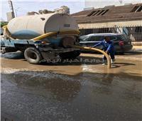 محافظ الفيوم يتابع أعمال رفع تجمعات مياه الأمطار 