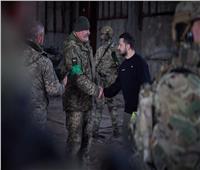 الرئيس الأوكراني يزور حرس الحدود قرب روسيا ويتعهد بتحقيق النصر