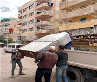 رؤساء الأحياء بالإسكندرية يقودون حملات موسعة لإزالة الإشغالات | صور