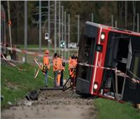 سويسرا: إصابة عدة أشخاص إثر خروج قطارين عن مسارهما بسبب عاصفة