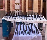 الأمن العام يضبط 30 قطعة سلاح و23 متهمًا في حملة بأسيوط