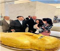 وزير السياحة الصيني يختتم زيارته لمصر بزيارة المتحف القومي للحضارة