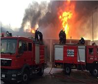 إخماد حريق نشب داخل مصنع في أكتوبر