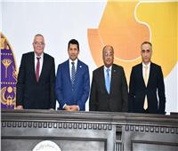وزير الرياضة يشهد إعلان استضافة مصر للبطولة الدولية للهوكي الخماسي