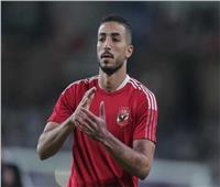 محمد عبد المنعم ينفعل بعد طرده في مباراة نهائي كأس مصر 