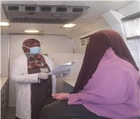 الكشف الطبي على 1400 مواطن في قافلة ببني سويف 