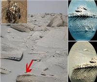 مركبة Curiosity التابعة لناسا تكتشف صخرة غريبة تشبه العظام على سطح المريخ