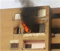 إخماد حريق داخل شقة سكنية بالوراق