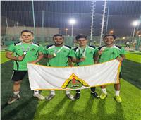 جامعة بنها تفوز بالمركز الأول في منافسات كرة القدم بالدورة الرمضانية