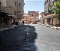 انتهاء أعمال رصف شارع هدى شعراوي بنطاق حي ثان الإسماعيلية