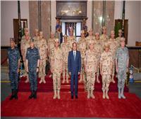  الرئيس السيسي يترأس اجتماع المجلس الأعلى للقوات المسلحة.. صور 