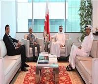 سفير مصر في المنامة يلتقي وزير الصناعة البحريني 