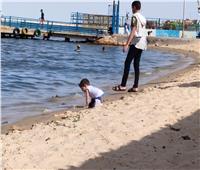 شواطئ الإسماعيلية.. قبلة الباحثين عن الفرحة في عيد الفطر| فيديو وصور 