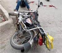 دفن جثة شاب لقي مصرعه في حادث انقلاب دراجة نارية بالقليوبية
