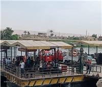 زحام في العبارات النيلية ومراكز الشباب خلال ثالث أيام العيد بسوهاج