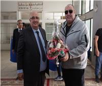 رئيس مقاطعة عين السبع يحتفي ببعثة الأهلي في المغرب