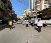 حملة مكبرة لإعادة فتح أكبر شارع تجاري ورفع الإشغالات بطنطا