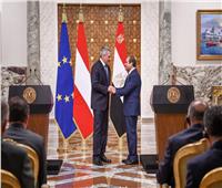 مستشار النمسا يطلب من السيسي نقل خبرات مصر في مكافحة الإرهاب لبلاده