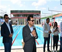 وزير الرياضة يفتتح عددًا من المنشآت الجديدة بمراكز شباب البحيرة 