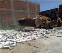 نائب محافظ القاهرة تتابع إزالة تعديات البناء المخالف على الأراضي الزراعية