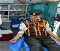 مديرية أمن الوادي الجديد تنظم حملة للتبرع بالدم لصالح المرضى والمصابين 