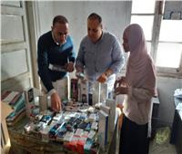 ضبط سجائر مجهولة المصدر في حملة تموينية بالإسكندرية 