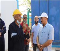 رئيس مياه أسيوط يتفقد محطة مياه الحوطا الشرقية 