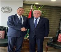 السفير دياب اللوح يستقبل وزير الخارجية الفلسطيني رياض المالكي