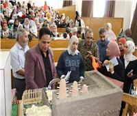 زيدان يفتتح معرض طلابي عن أنماط المسكن المصري بنوعية المنوفية