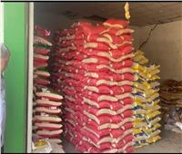ضبط 300 طن أرز وقمح داخل مخازن غير مرخصة في القليوبية