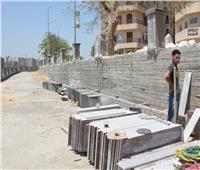 محافظ القليوبية يتفقد أعمال رصف شارع فريد ندا وأعمال ممشى أهل مصر