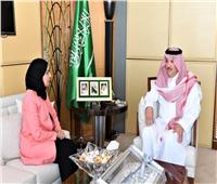 سفير السعودية لدى مصر يلتقي بنظيرته البحرينية بالقاهرة